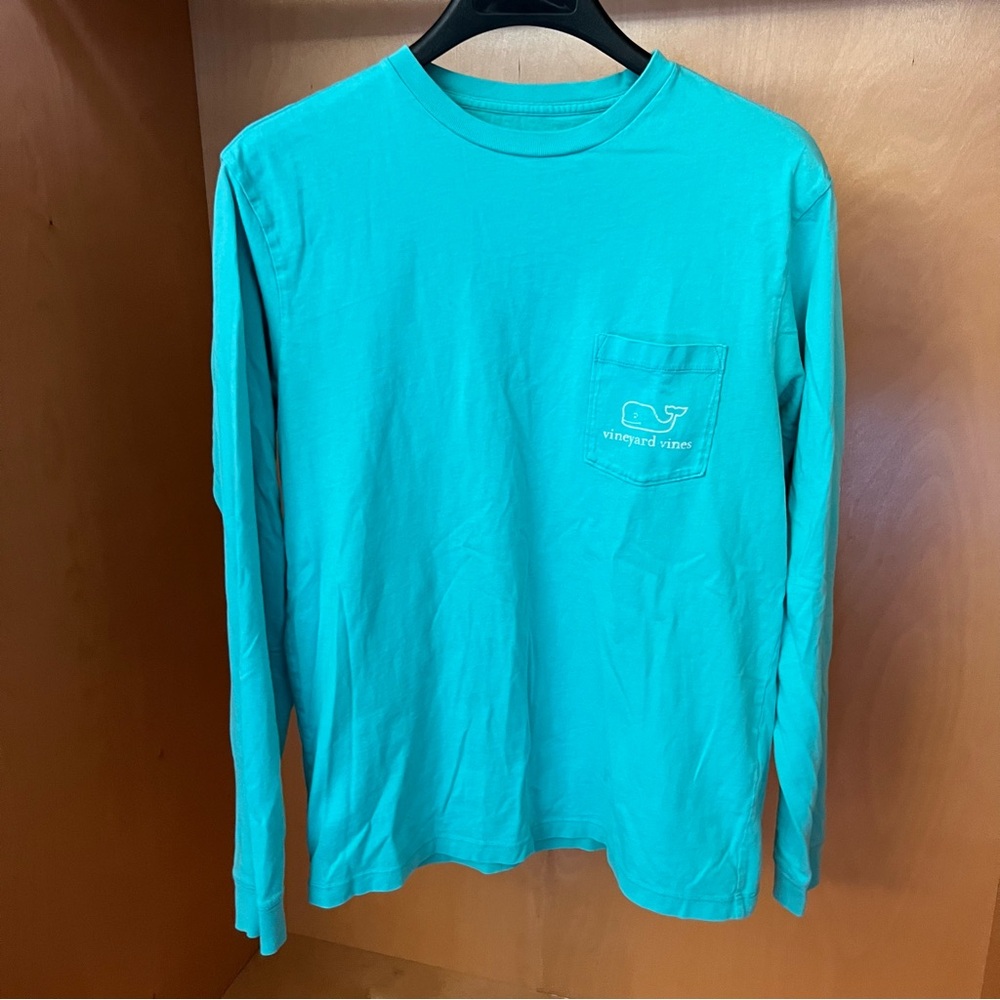 Vineyard Vines Men's Blue Long Sleeve Shirt
